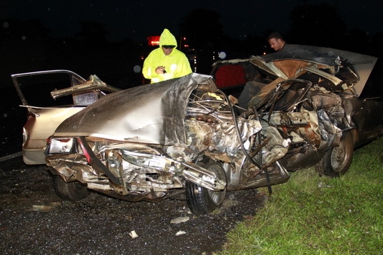 DESTRUIÇÃO - Chevette que o vendedor dirigia 